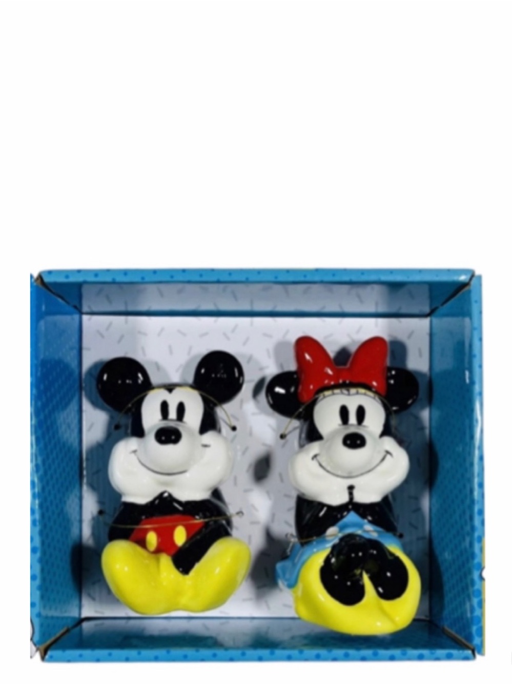 NEW Disney Mickey and Minnie Mouse Salt & Pepper Shakers Large Sized